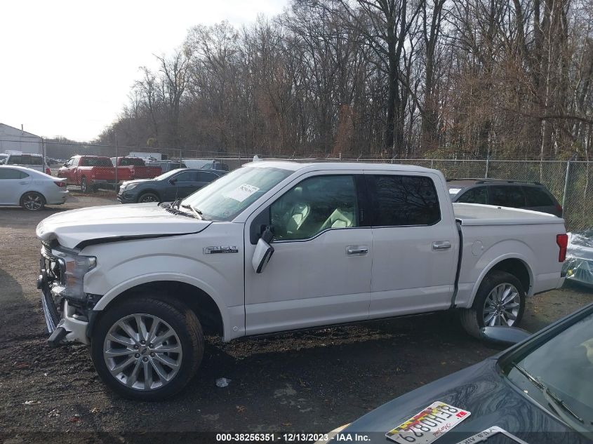 2019 FORD F-150 LIMITED - 1FTEW1EG4KFD28490