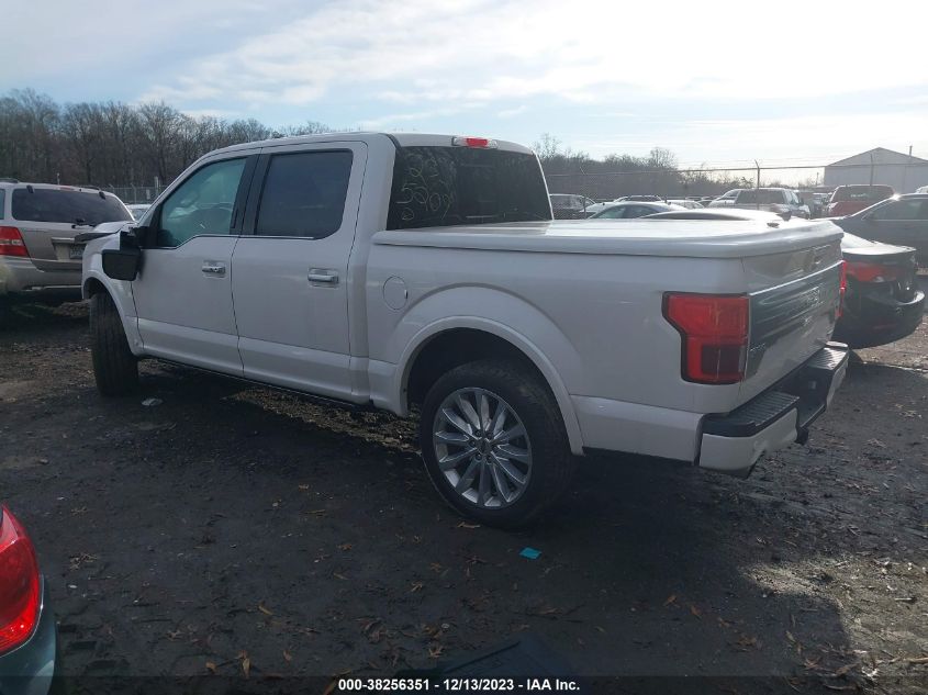 2019 FORD F-150 LIMITED - 1FTEW1EG4KFD28490