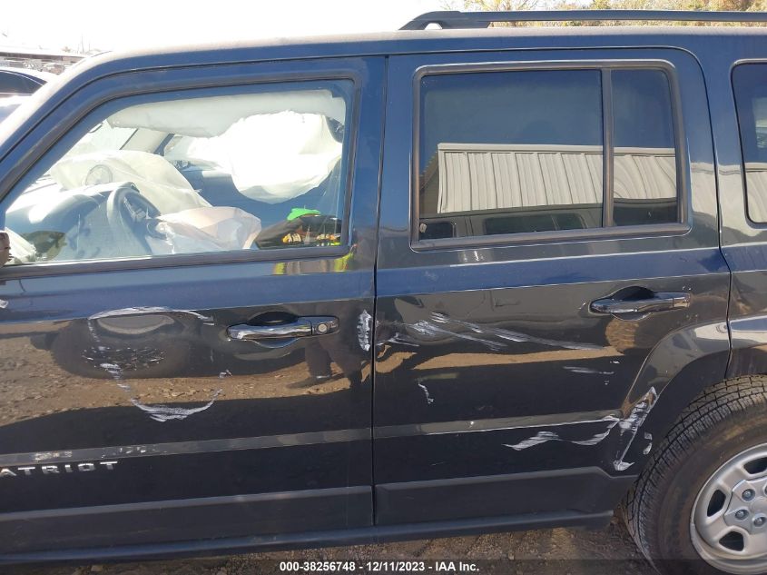 2016 JEEP PATRIOT SPORT - 1C4NJPBA8GD518622