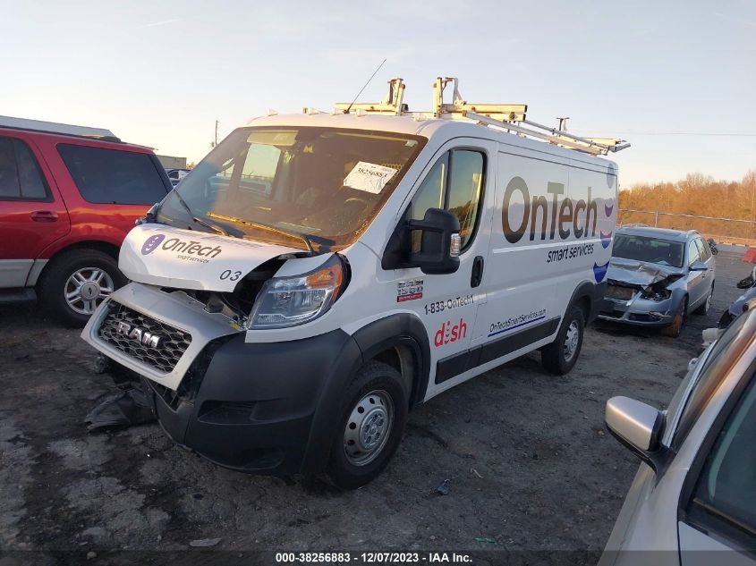 2019 RAM PROMASTER 1500 LOW ROOF 136" WB - 3C6TRVAG6KE514013