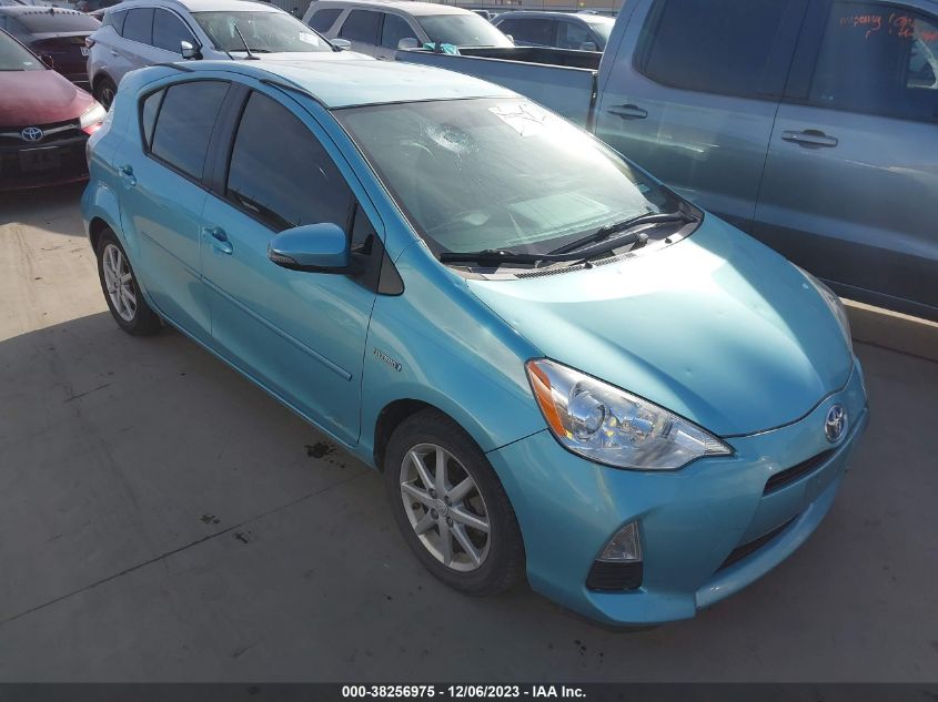 2013 TOYOTA PRIUS C ONE/TWO/THREE/FOUR - JTDKDTB33D1042992