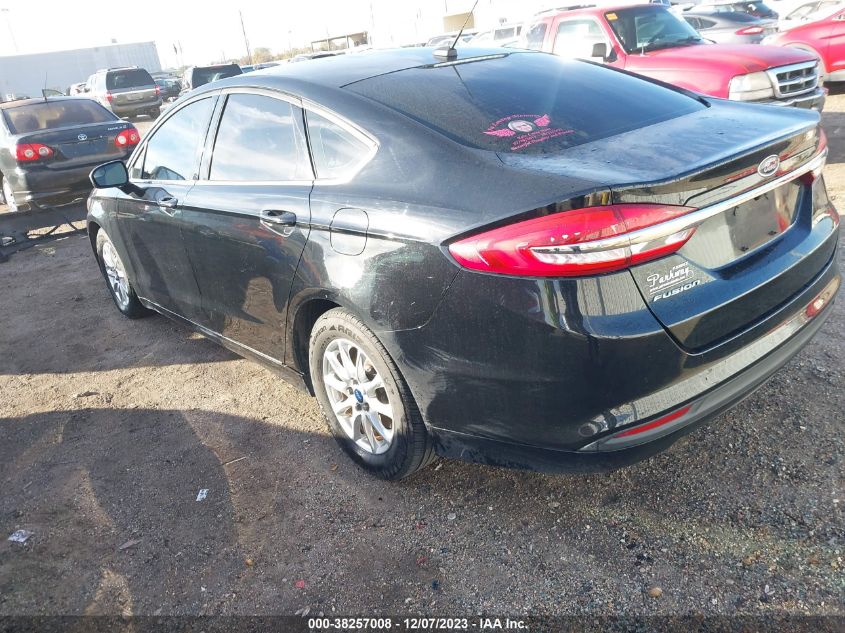 2017 FORD FUSION S - 3FA6P0G73HR212434