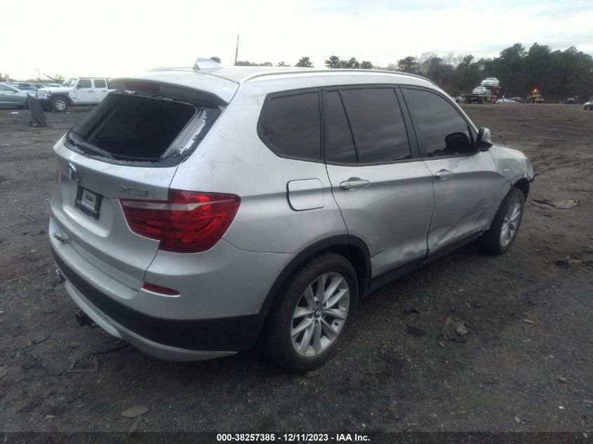 2014 BMW X3 XDRIVE28I - 5UXWX9C54E0D27320