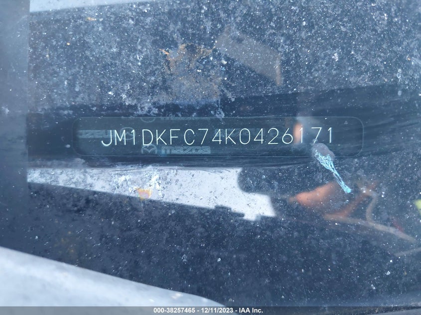 VIN JM1DKFC74K0426171 2019 MAZDA CX-3 TOURING