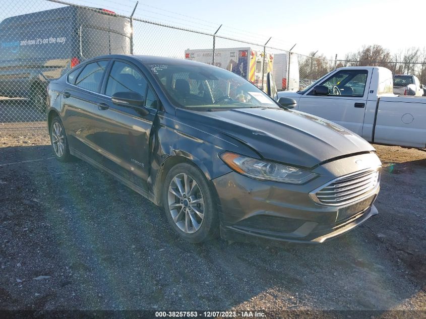 2017 FORD FUSION HYBRID SE - 3FA6P0LUXHR297140