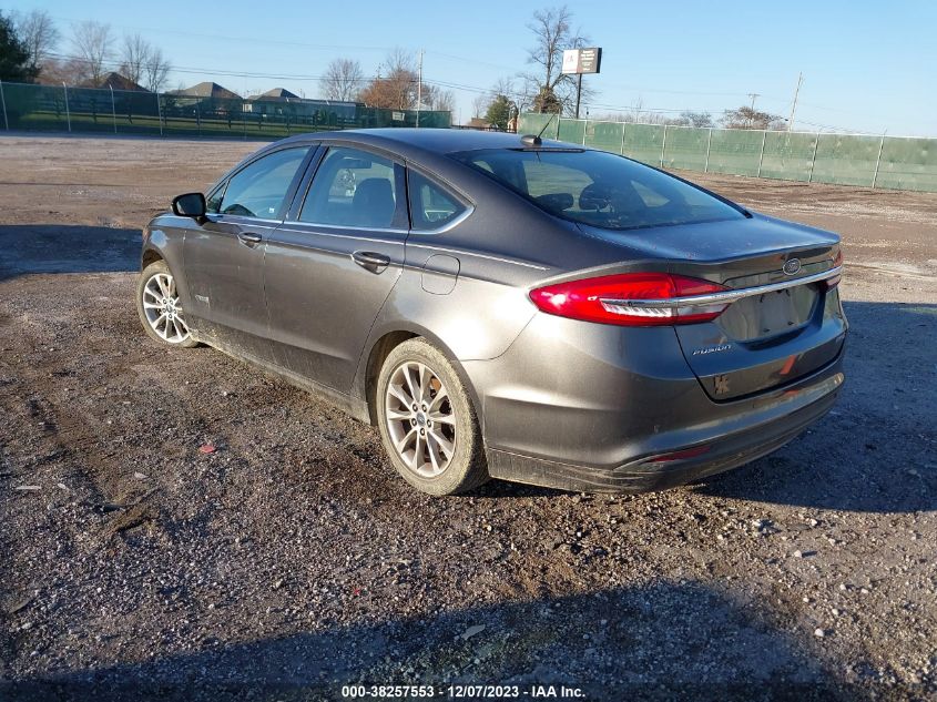 2017 FORD FUSION HYBRID SE - 3FA6P0LUXHR297140