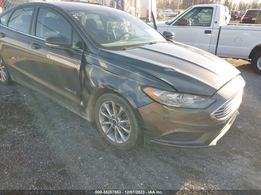 2017 FORD FUSION HYBRID SE - 3FA6P0LUXHR297140