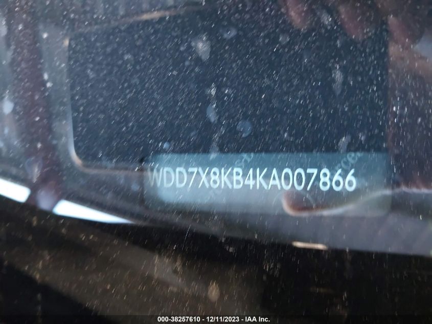 2019 MERCEDES-BENZ AMG GT 63 4-DOOR COUPE S WDD7X8KB4KA007866