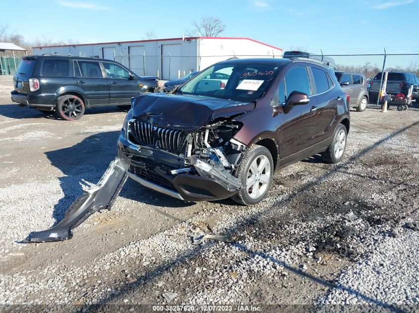 2015 BUICK ENCORE with Front End damage, VIN KL4CJESB6FB069661