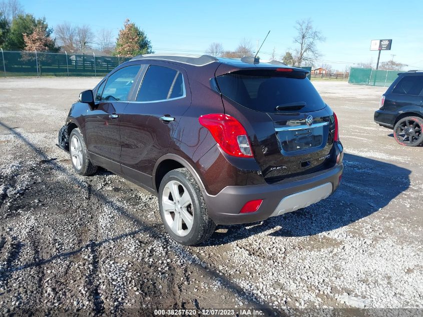 2015 BUICK ENCORE with Front End damage, VIN KL4CJESB6FB069661