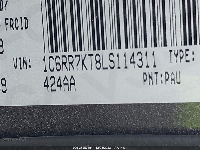 2020 RAM 1500 CLASSIC TRADESMAN/EXPRESS - 1C6RR7KT8LS114311