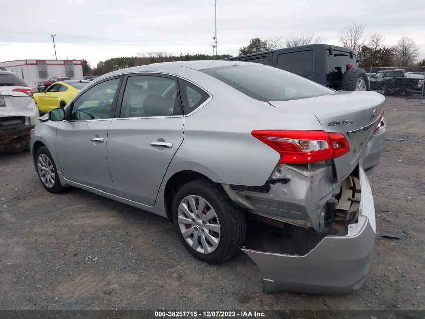 2016 NISSAN SENTRA S/SV/SR/SL - 3N1AB7AP3GY295777