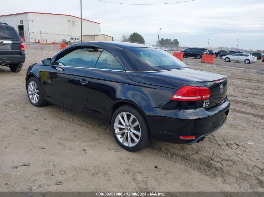 2013 VOLKSWAGEN EOS KOMFORT WVWBW8AH2DV008586