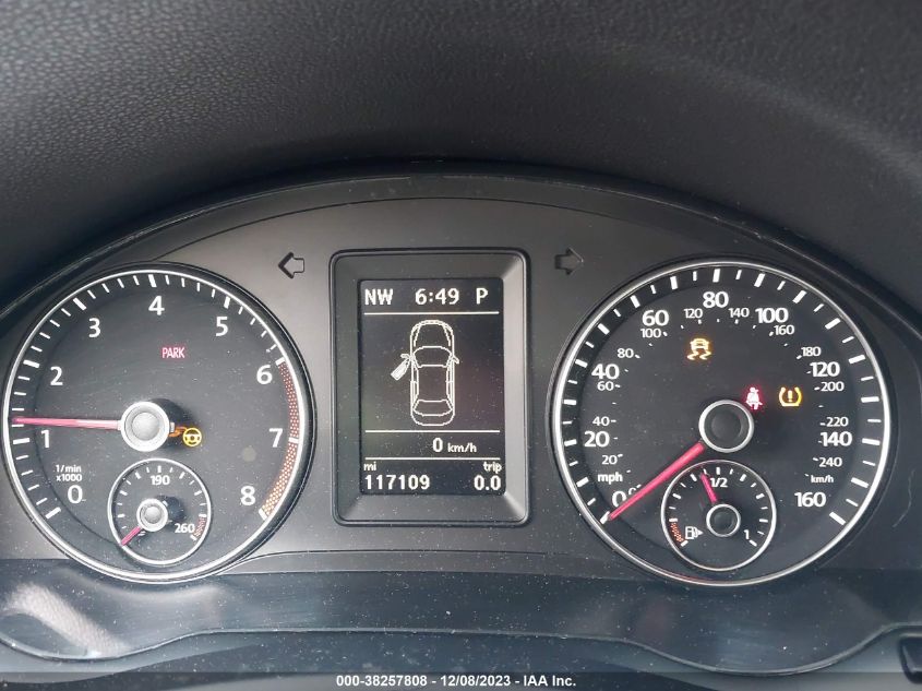 2013 VOLKSWAGEN EOS KOMFORT WVWBW8AH2DV008586