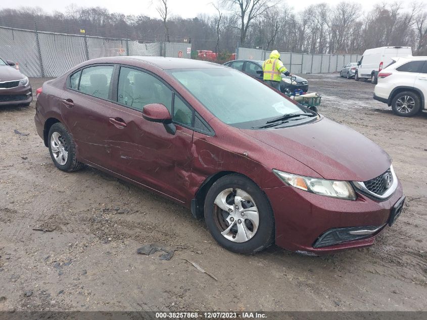 2013 HONDA CIVIC LX - 19XFB2F57DE224625