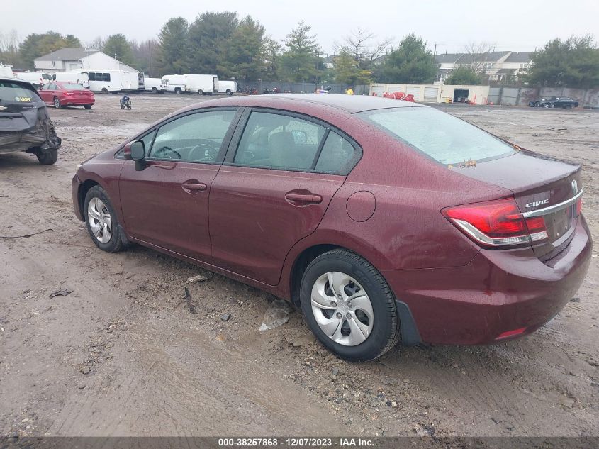 2013 HONDA CIVIC LX - 19XFB2F57DE224625