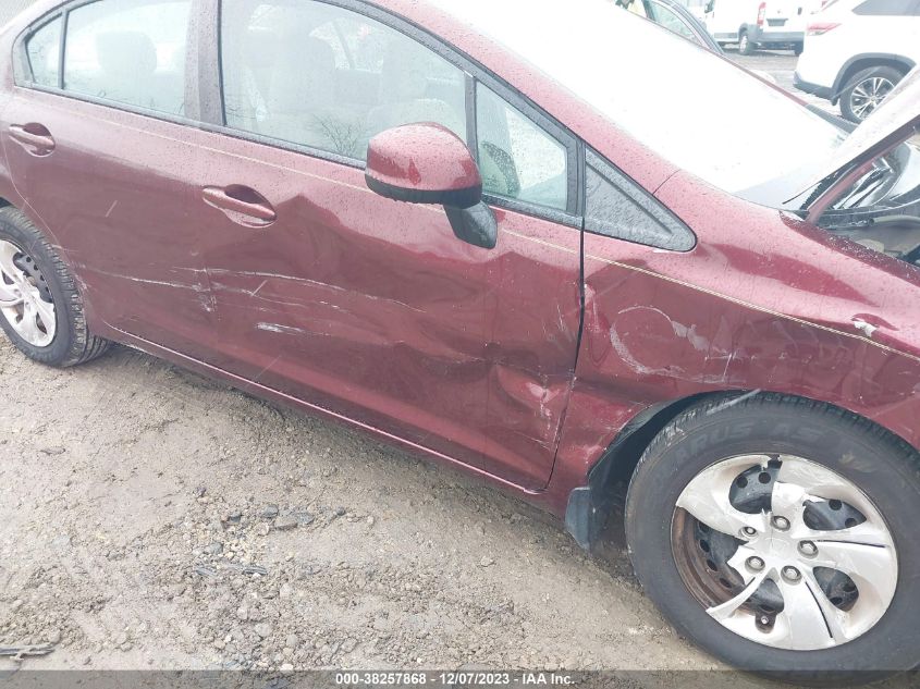 2013 HONDA CIVIC LX - 19XFB2F57DE224625