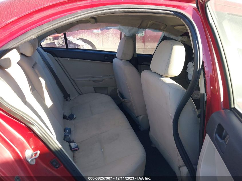 2013 MITSUBISHI LANCER ES JA32U2FU1DU021939