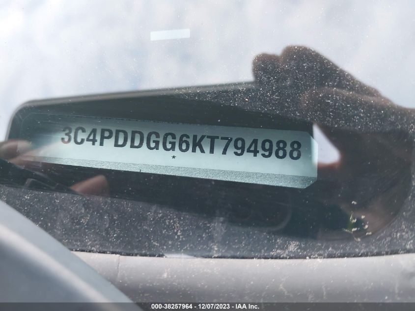 2019 DODGE JOURNEY CROSSROAD - 3C4PDDGG6KT794988
