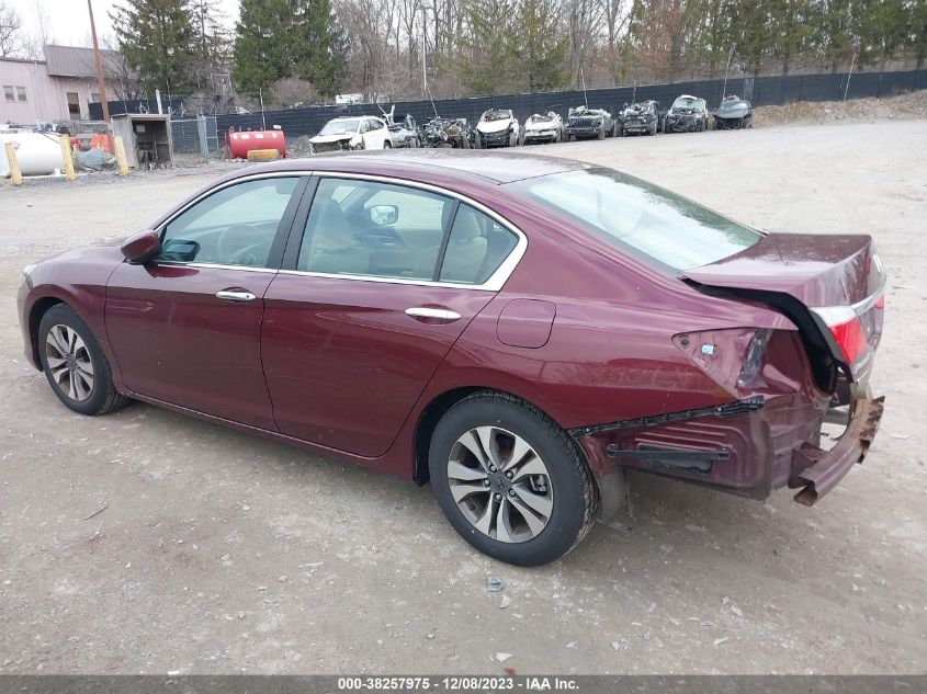 2013 HONDA ACCORD LX - 1HGCR2F34DA057447