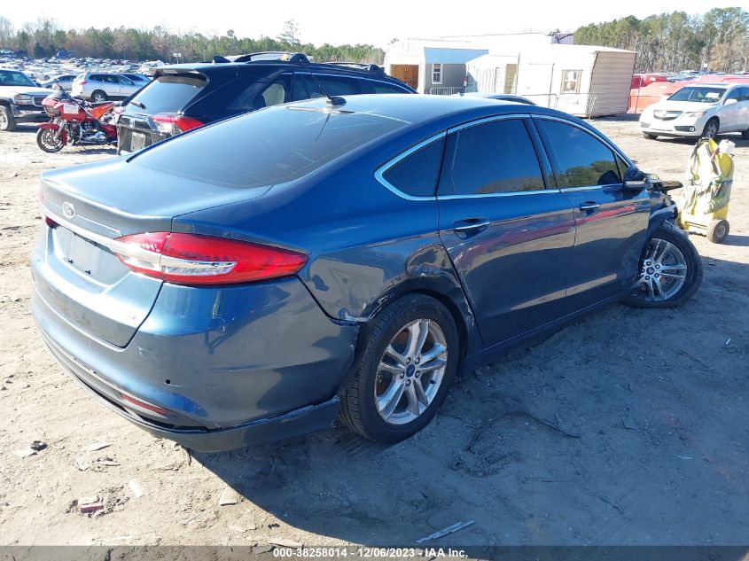 2018 FORD FUSION SE - 3FA6P0HD7JR127235