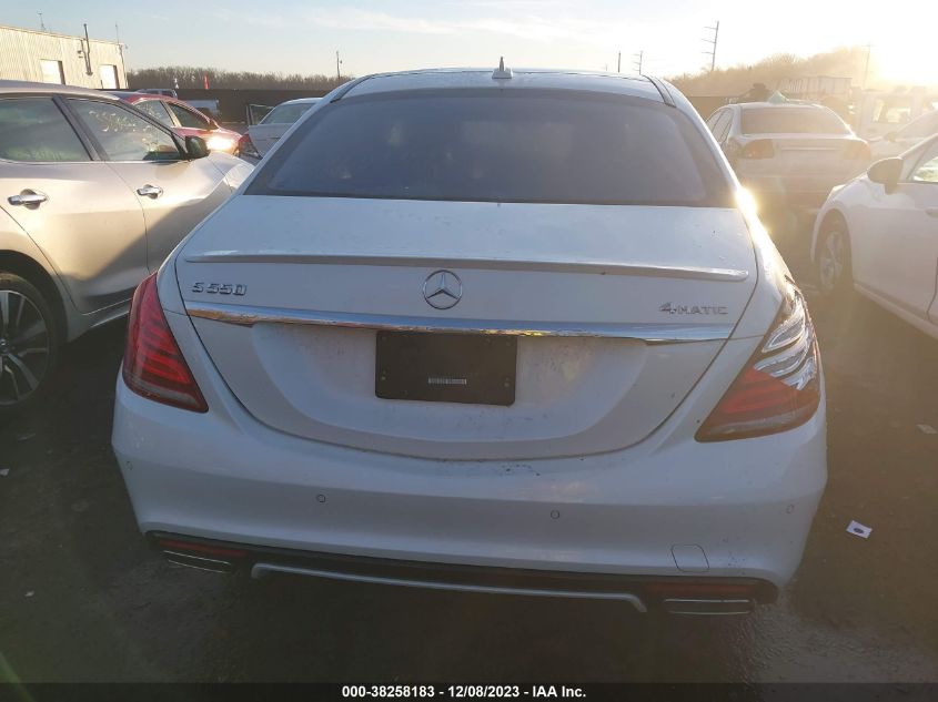 2016 MERCEDES-BENZ S 550 4MATIC WDDUG8FB5GA244077