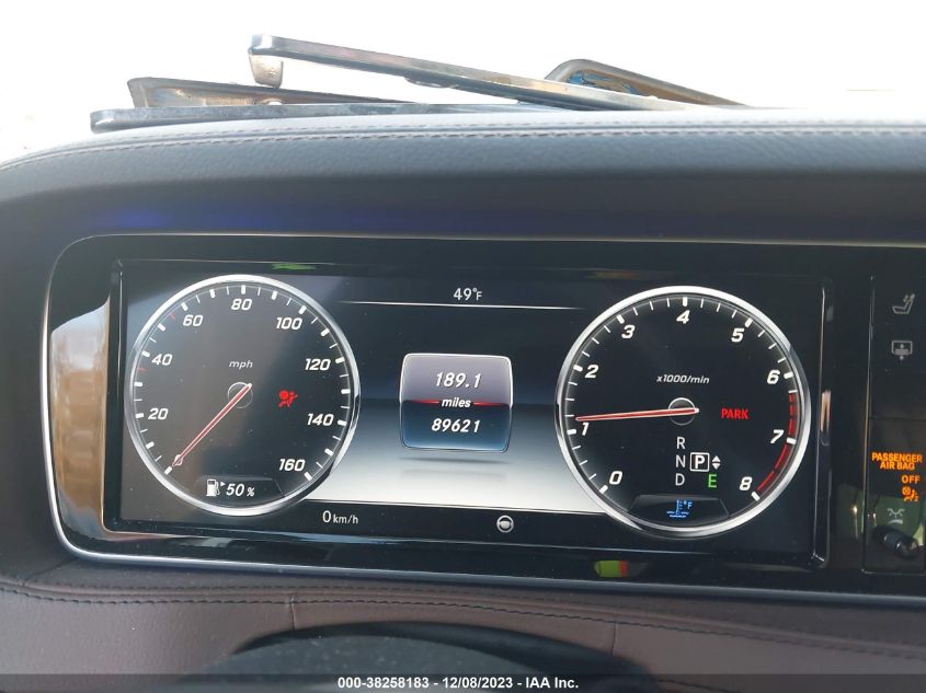 2016 MERCEDES-BENZ S 550 4MATIC WDDUG8FB5GA244077