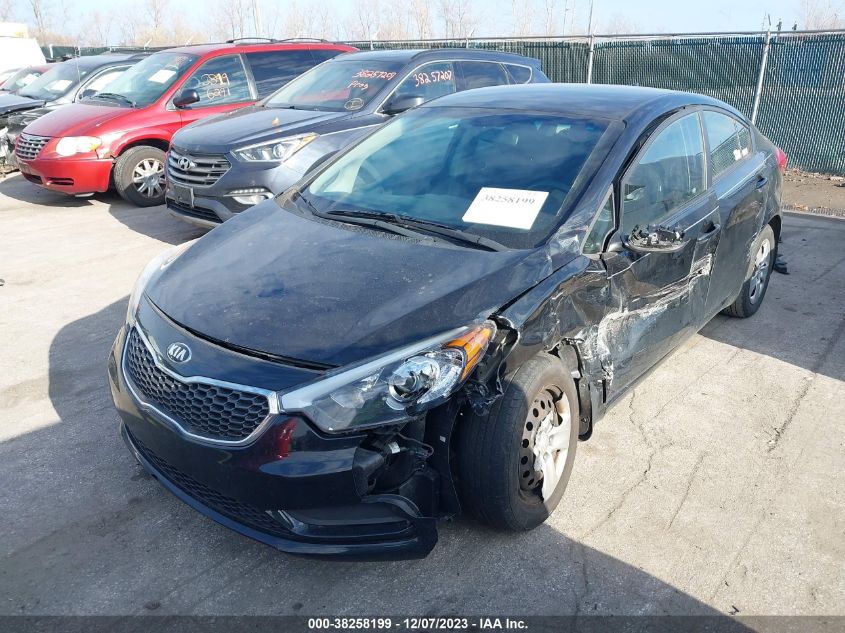 KNAFK4A69G5616269 | 2016 KIA FORTE