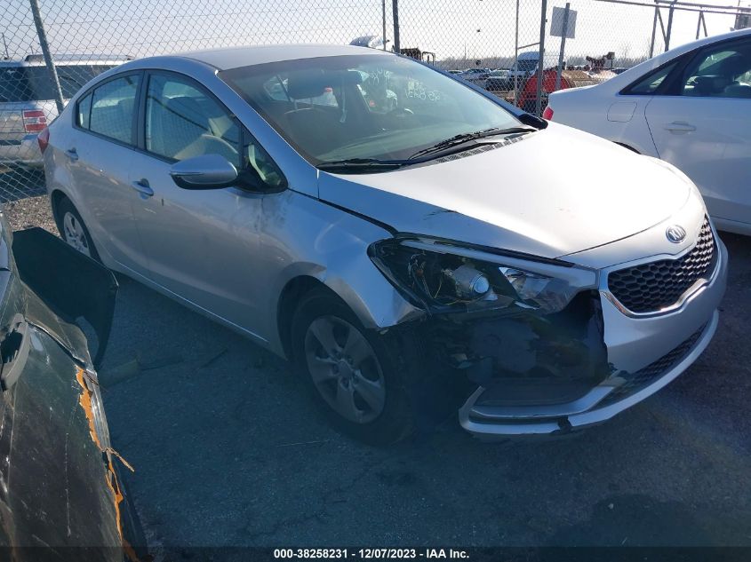 2015 KIA FORTE LX - KNAFX4A65F5263030