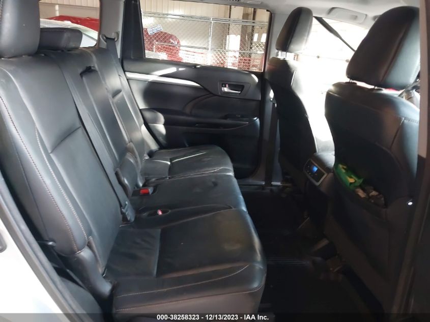 2017 TOYOTA HIGHLANDER HYBRID XLE - 5TDJGRFH1HS021613