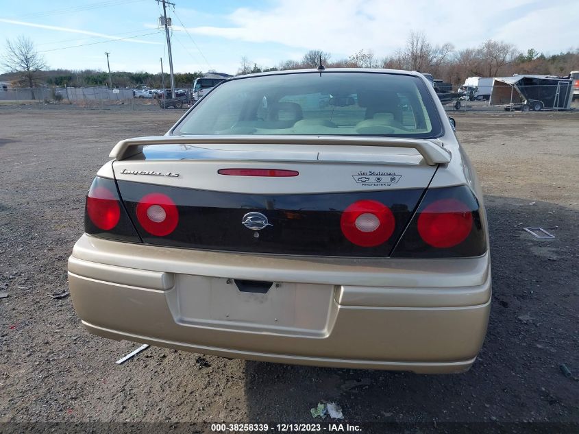 2G1WH52K459252399 | 2005 CHEVROLET IMPALA