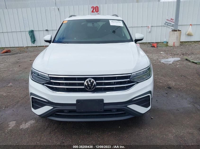 2022 VOLKSWAGEN TIGUAN 2.0T S - 3VV1B7AX8NM040853