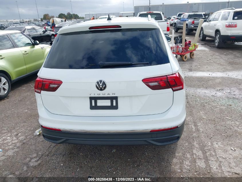 2022 VOLKSWAGEN TIGUAN 2.0T S - 3VV1B7AX8NM040853