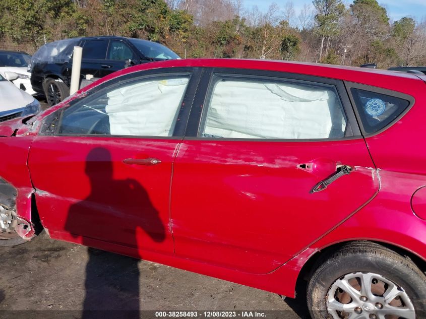 2013 HYUNDAI ACCENT GLS/GS - KMHCT5AE1DU062223