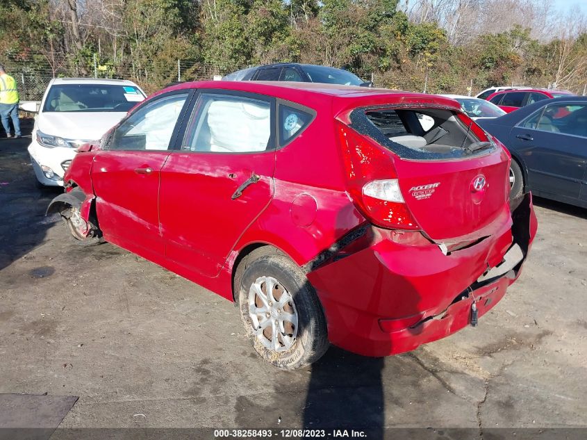 2013 HYUNDAI ACCENT GLS/GS - KMHCT5AE1DU062223