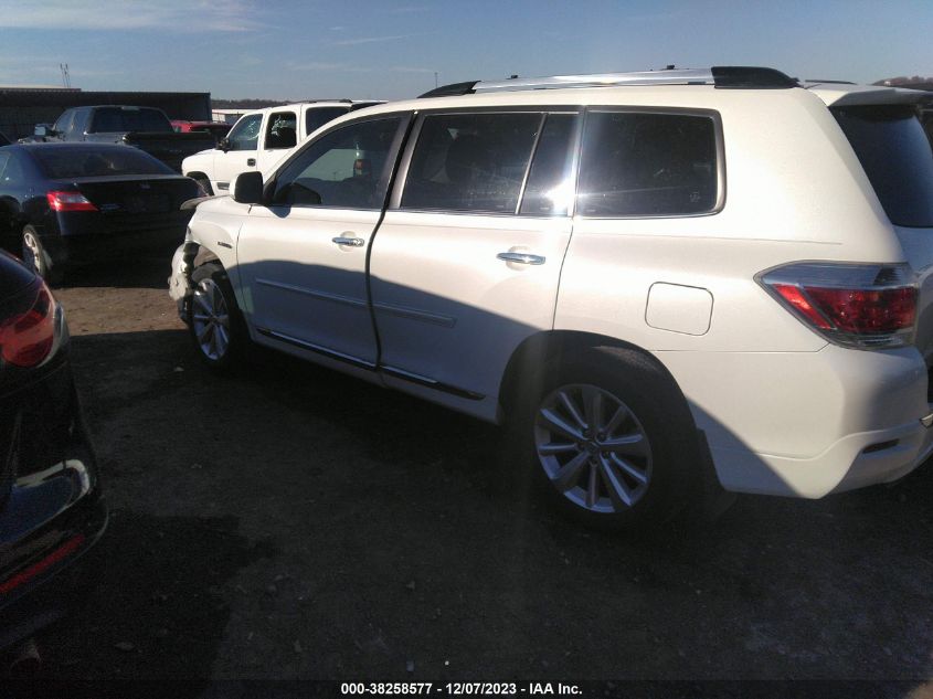 2013 TOYOTA HIGHLANDER HYBRID LIMITED V6 - JTEDC3EH1D2012916