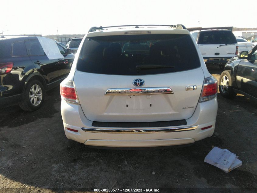 2013 TOYOTA HIGHLANDER HYBRID LIMITED V6 - JTEDC3EH1D2012916