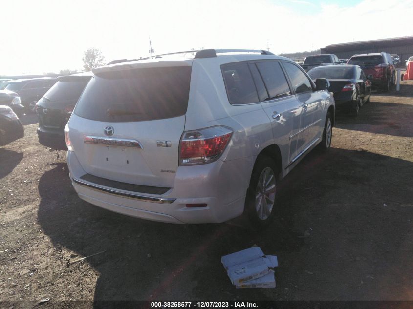 2013 TOYOTA HIGHLANDER HYBRID LIMITED V6 - JTEDC3EH1D2012916