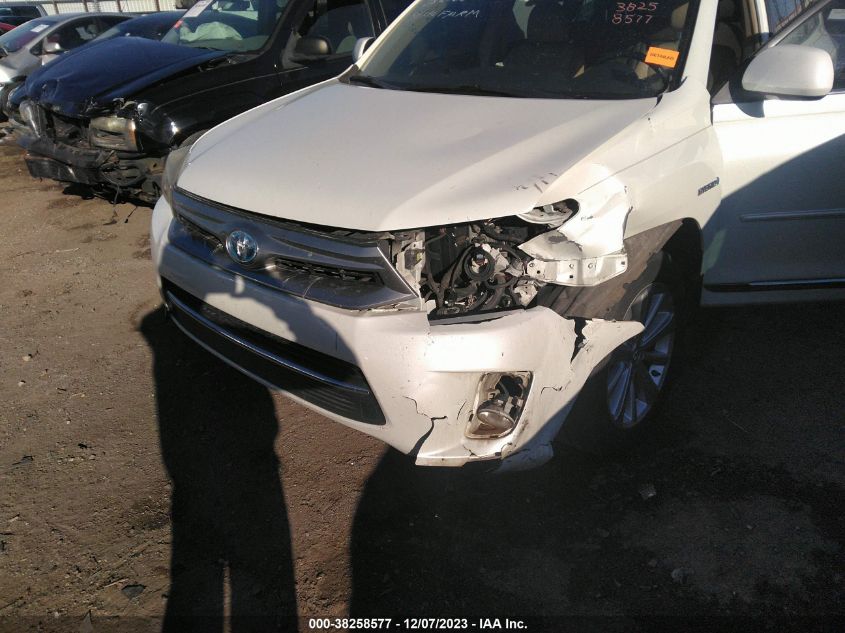 2013 TOYOTA HIGHLANDER HYBRID LIMITED V6 - JTEDC3EH1D2012916