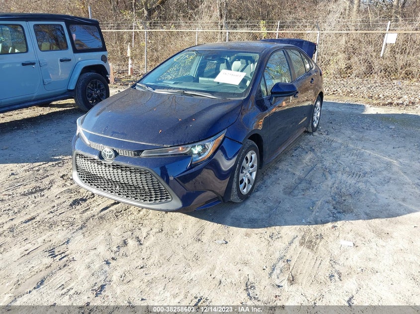 VIN 5YFEPMAE1MP172701 2021 TOYOTA COROLLA LE