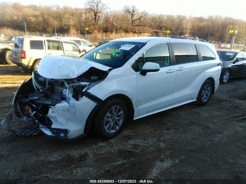 5TDKRKEC6NS112111 2022 TOYOTA SIENNA, photo no. 2