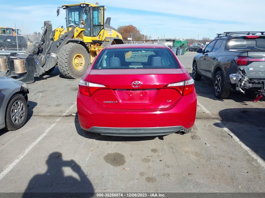 2015 TOYOTA COROLLA LE - 2T1BURHE6FC419437