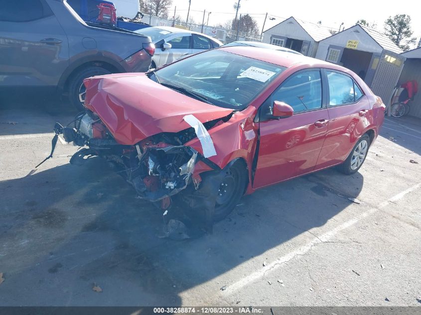 2015 TOYOTA COROLLA LE - 2T1BURHE6FC419437