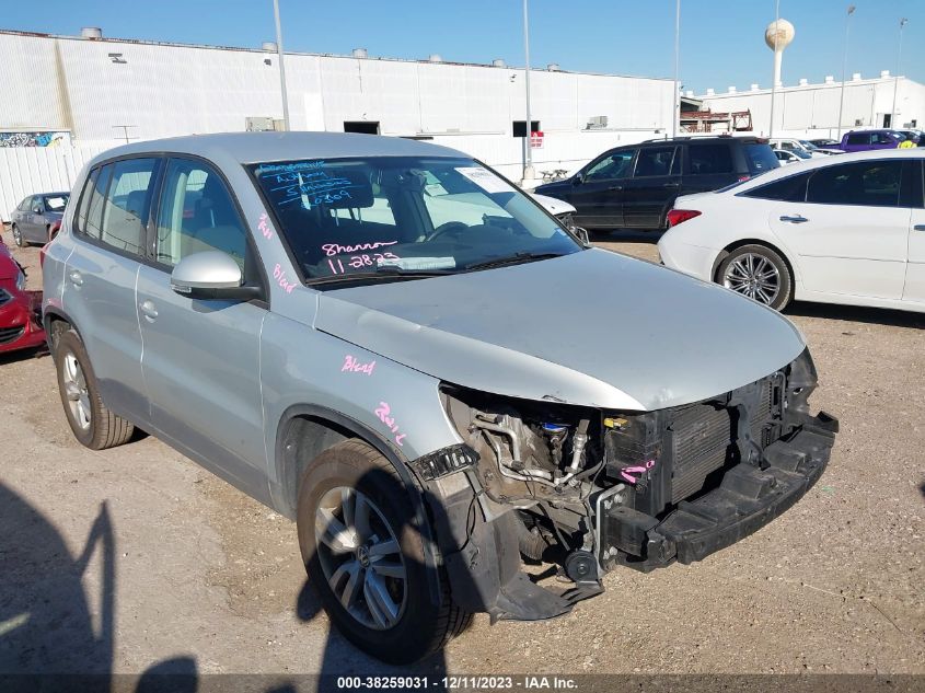 2013 VOLKSWAGEN TIGUAN S - WVGAV7AX2DW542385