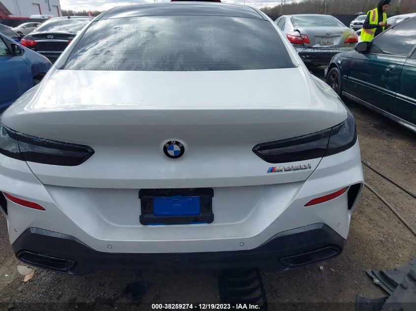 2022 BMW M850I GTAN COUPE XDRIVE WBAGV8C05NCJ17988