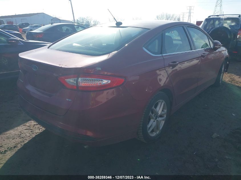 2016 FORD FUSION SE - 1FA6P0H75G5119060