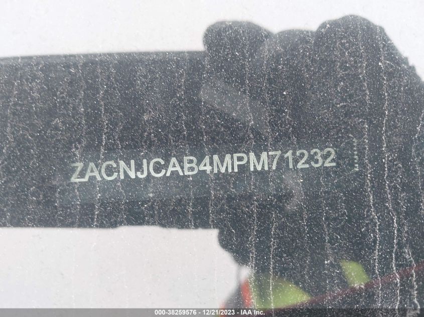 2021 JEEP RENEGADE JEEPSTER FWD - ZACNJCAB4MPM71232
