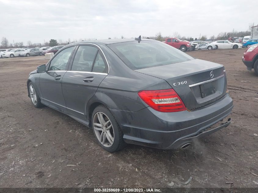 2014 MERCEDES-BENZ C 300 LUXURY 4MATIC - WDDGF8AB9EG174620