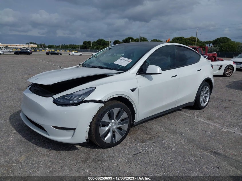 VIN 5YJYGDEE9MF066970 2021 TESLA MODEL Y