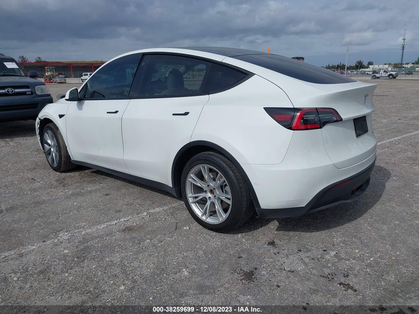 VIN 5YJYGDEE9MF066970 2021 TESLA MODEL Y